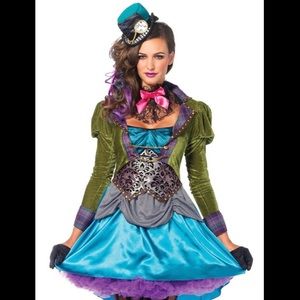 Deluxe Mad Hatter 3-pc costume. Brand new.